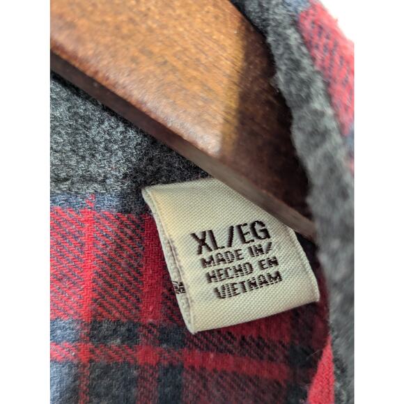 Weatherproof Vintage Men's Casual Soft Brushed Plaid Button-Down Flannel XL - Picture 4 of 8